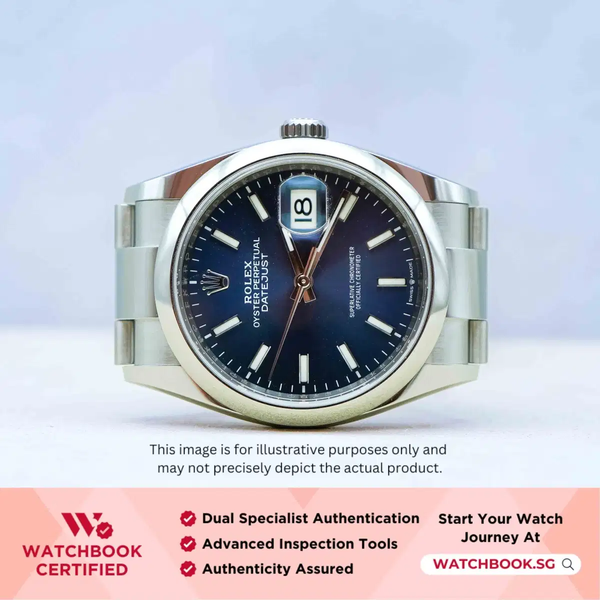 Rolex Datejust 126200 Blue Oyster