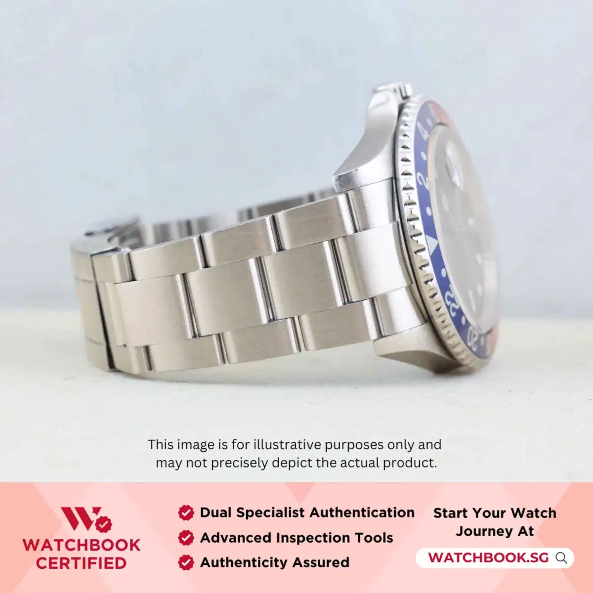 Rolex GMT Master II Pepsi 16710 Black Oyster thumbnail