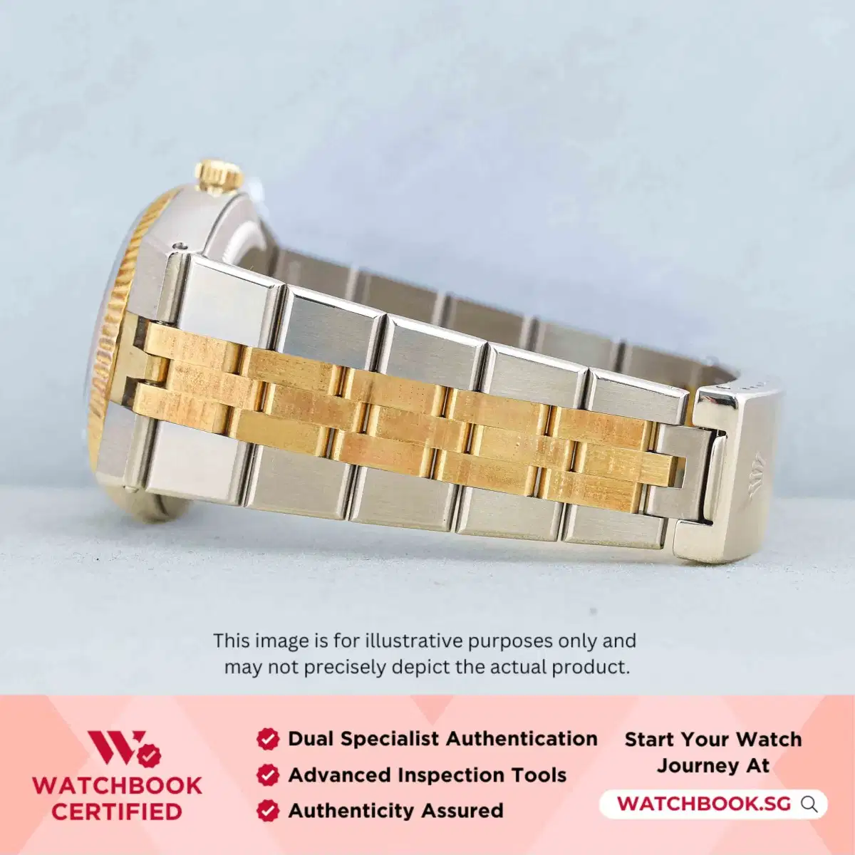 Rolex Datejust 1630 Silver Bracelet thumbnail