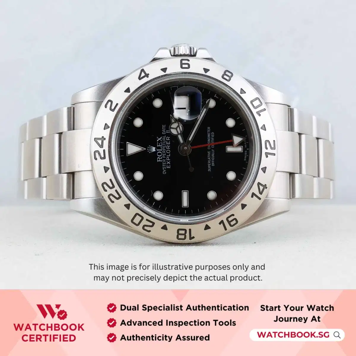 Rolex Explorer II 16570 Black Oyster thumbnail