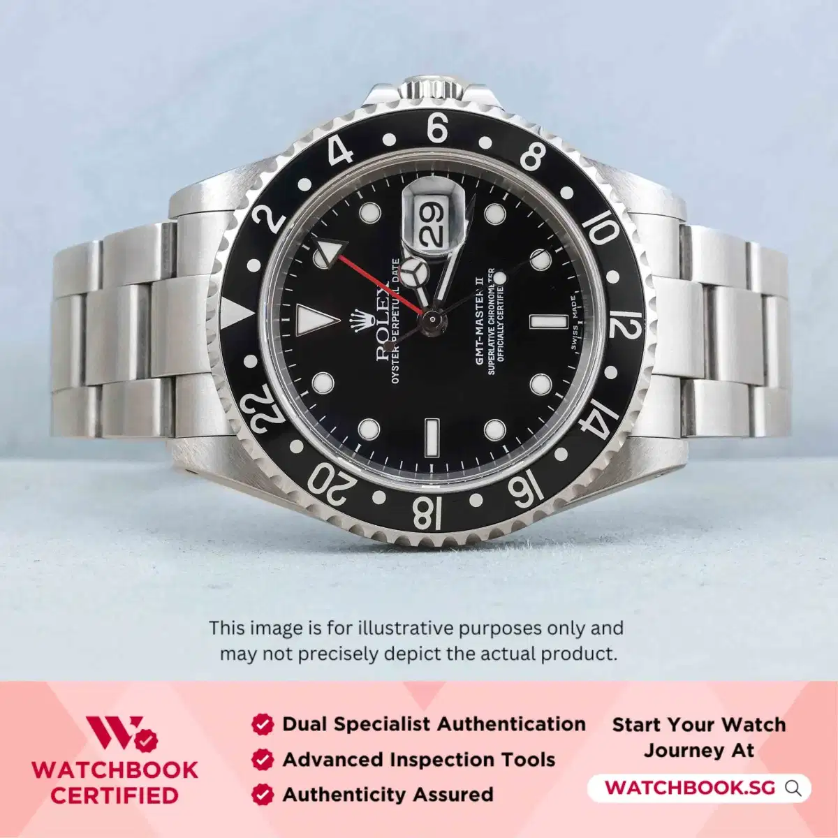 Rolex GMT Master II 16710 Black Oyster thumbnail