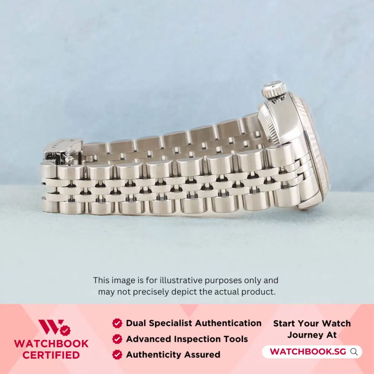 Rolex Datejust 69174 Blue Vignette w 10 Point Big Diamonds Jubilee thumbnail