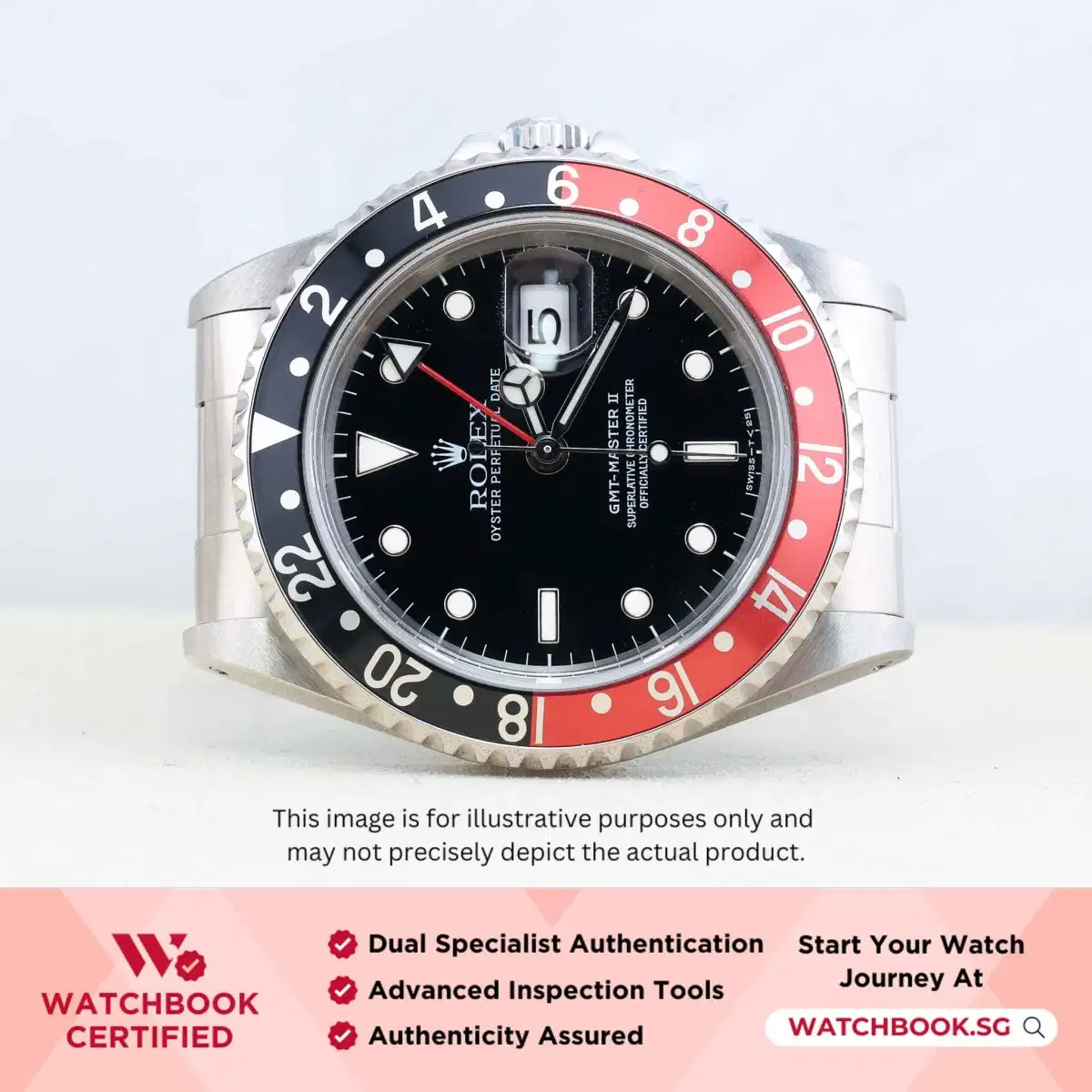 Rolex GMT Master II Coke 16710 Black Oyster thumbnail