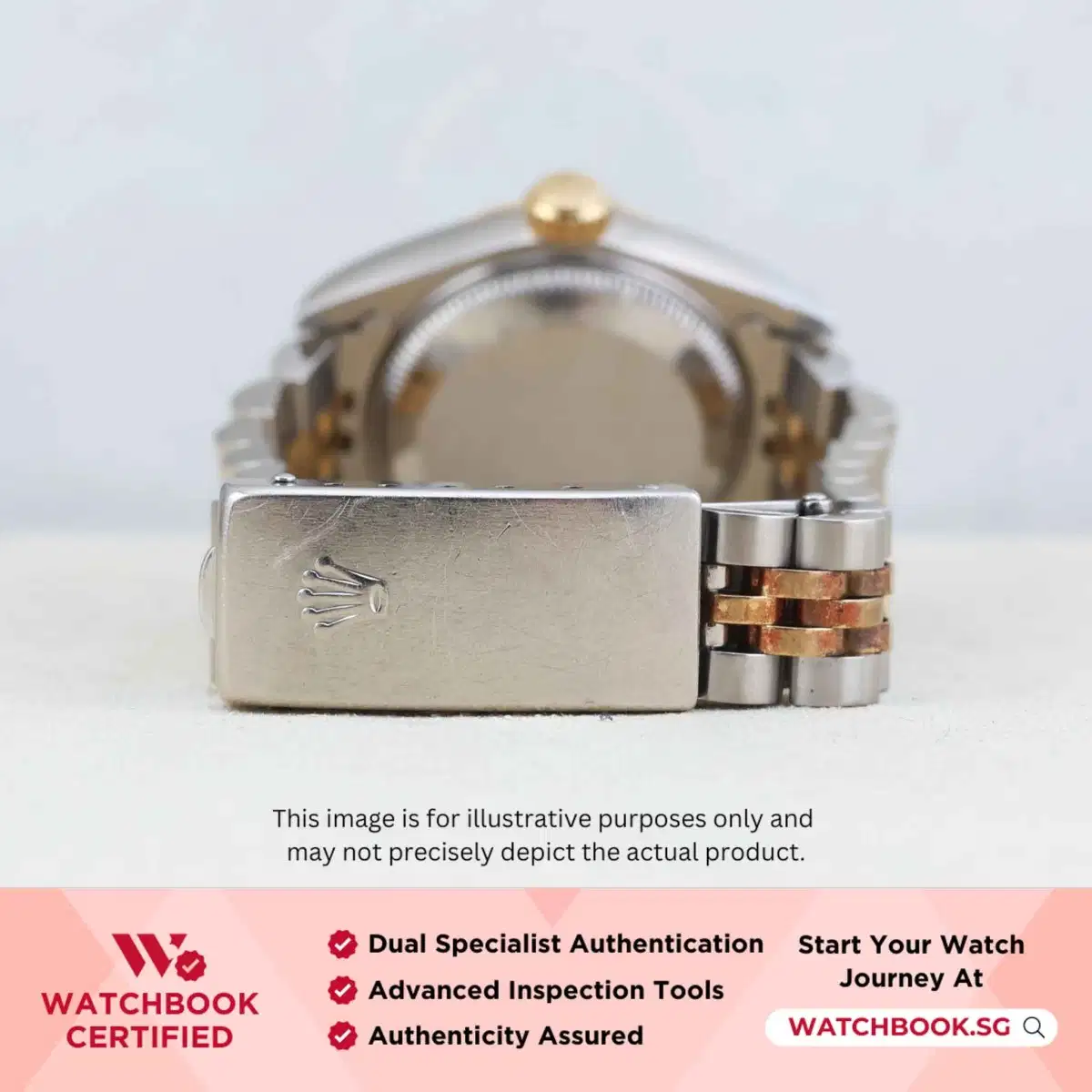 Rolex Datejust 69173 Champagne w 10 Points Diamond Jubilee thumbnail