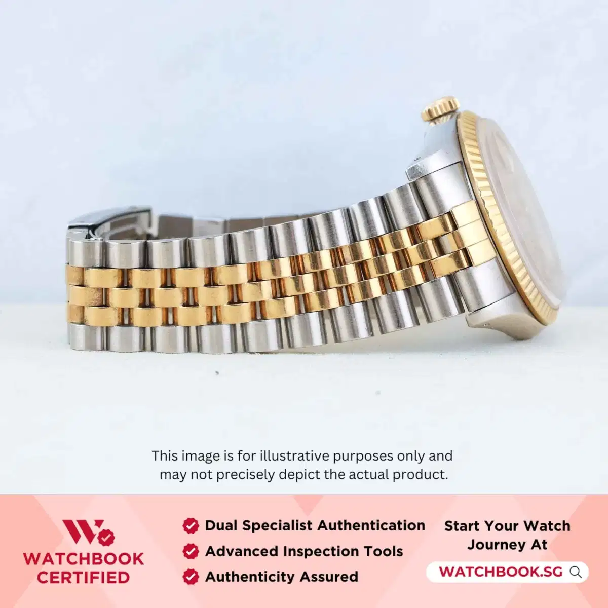 Rolex Datejust 16233 Houndstooth w 10 Point Diamonds Jubilee thumbnail