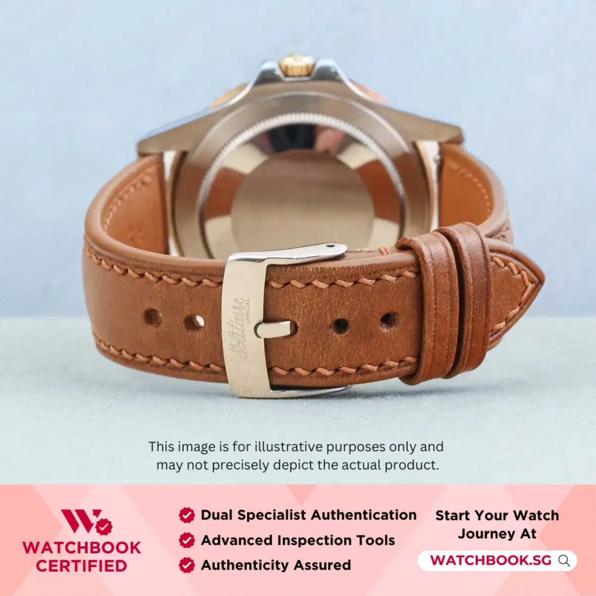 Rolex GMT-Master 1675/3 Nipple Brown Leather thumbnail