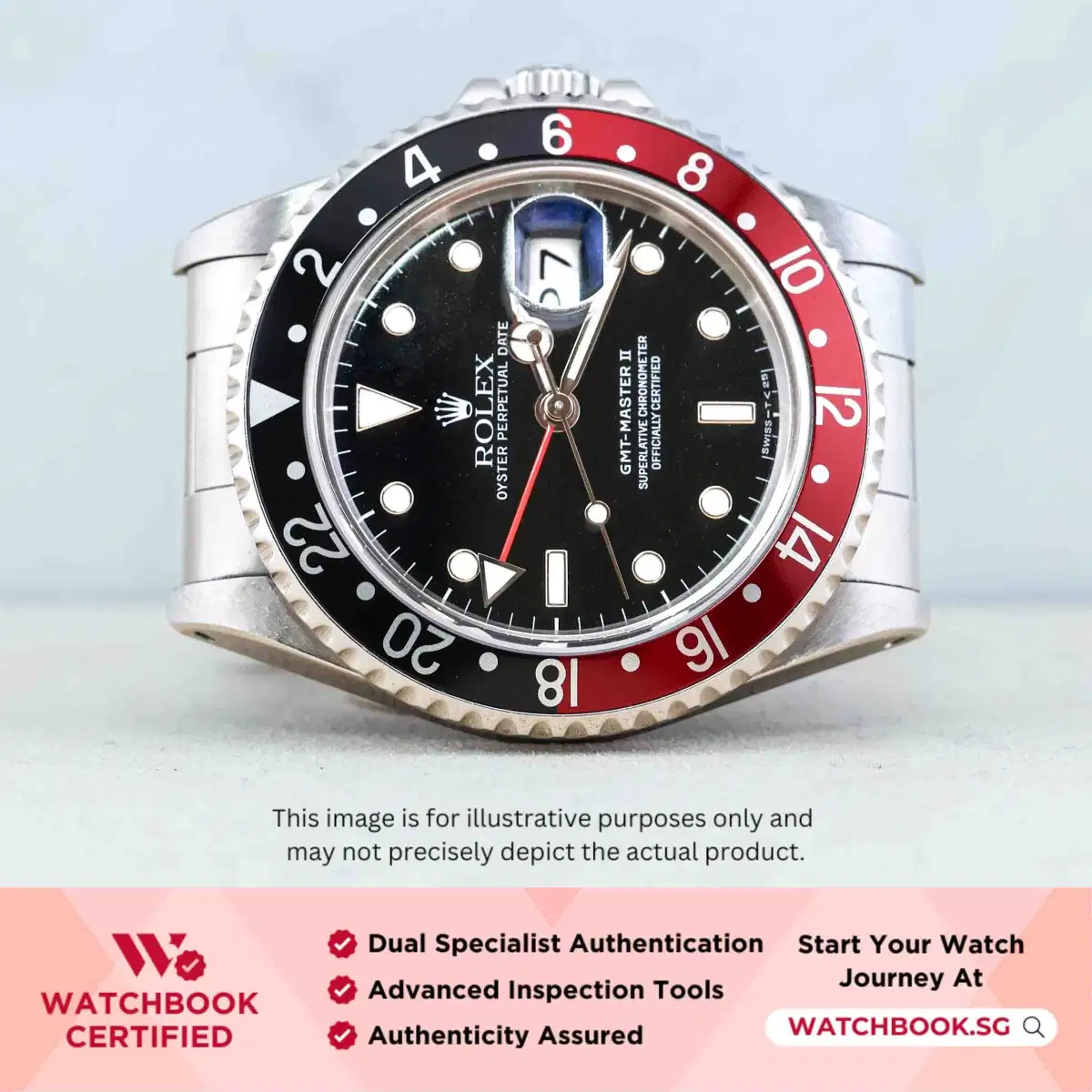 Rolex GMT Master II Coke 16710 Black Oyster thumbnail