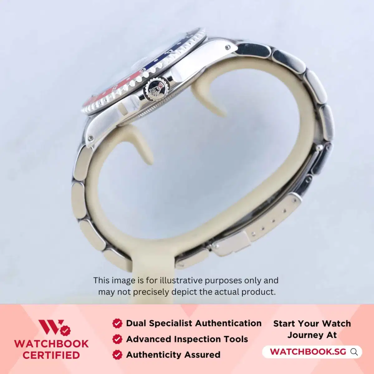 Rolex GMT Master II Pepsi 16710 Black Oyster thumbnail