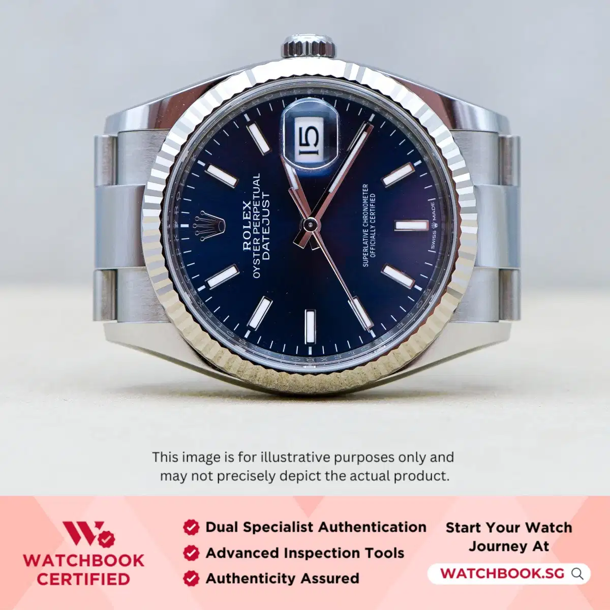 Rolex Datejust 126234 Blue Oyster