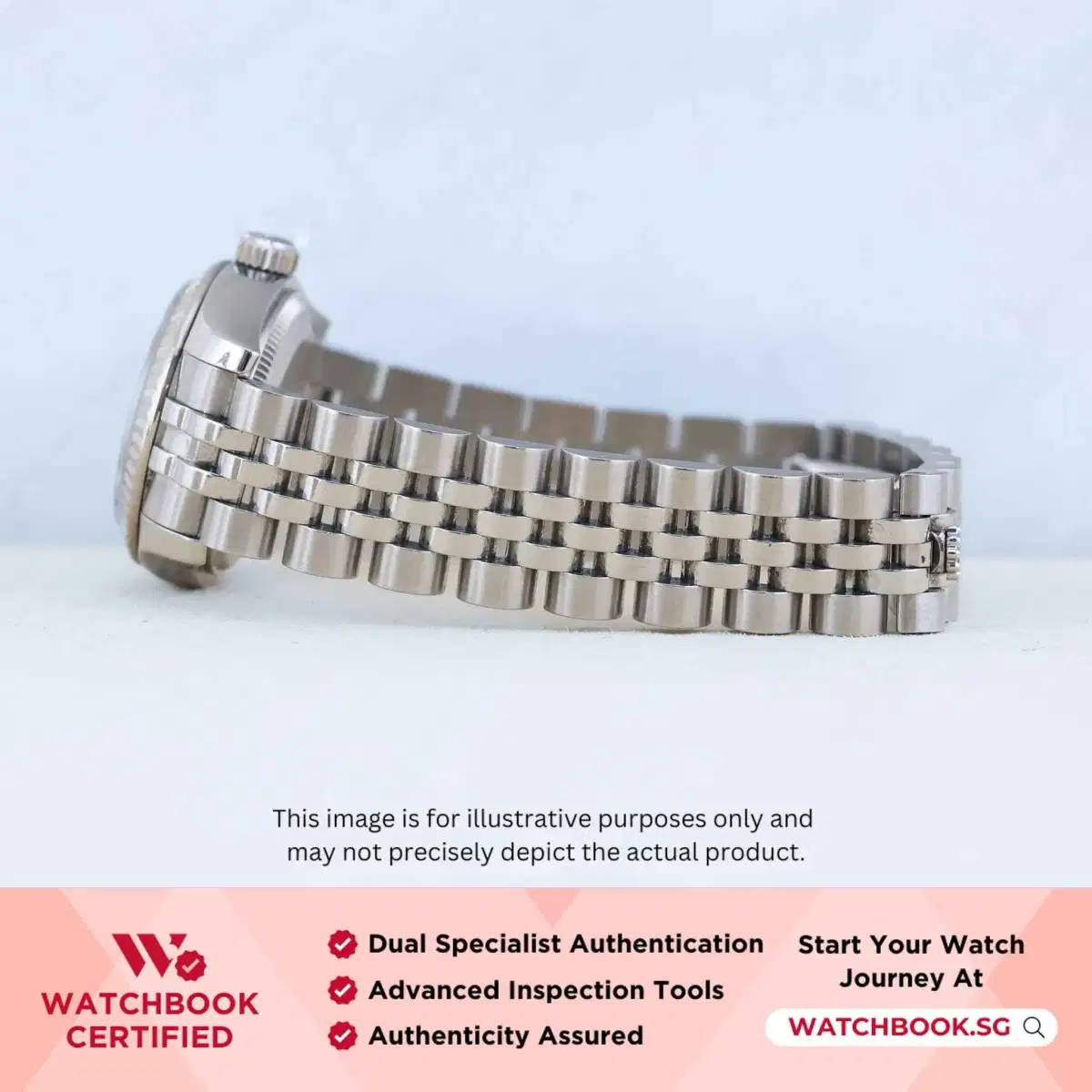 Rolex Datejust 179174 White Roman Jubilee thumbnail