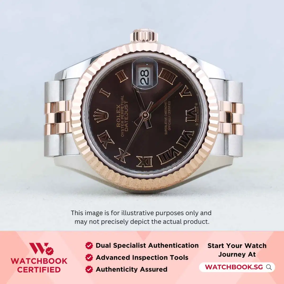 Rolex Datejust 279171 Chocolate w Roman Jubilee