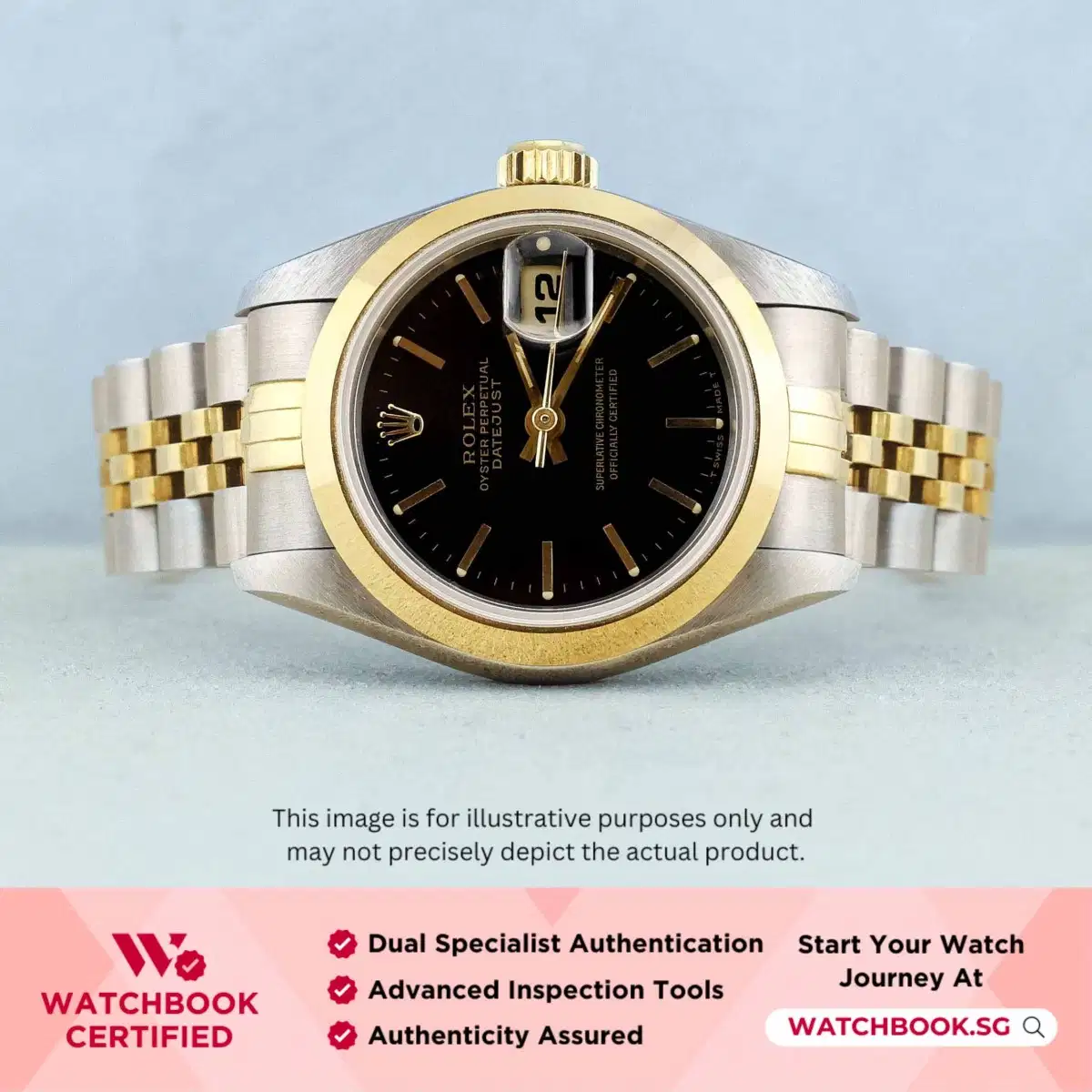 Rolex Datejust 69163 Black Jubilee thumbnail