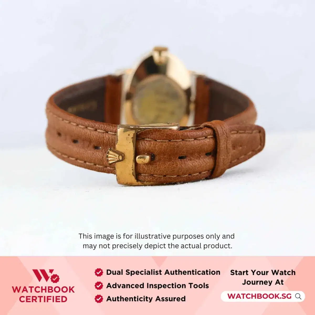 Rolex Orchid 2674 Champagne Index Leather thumbnail