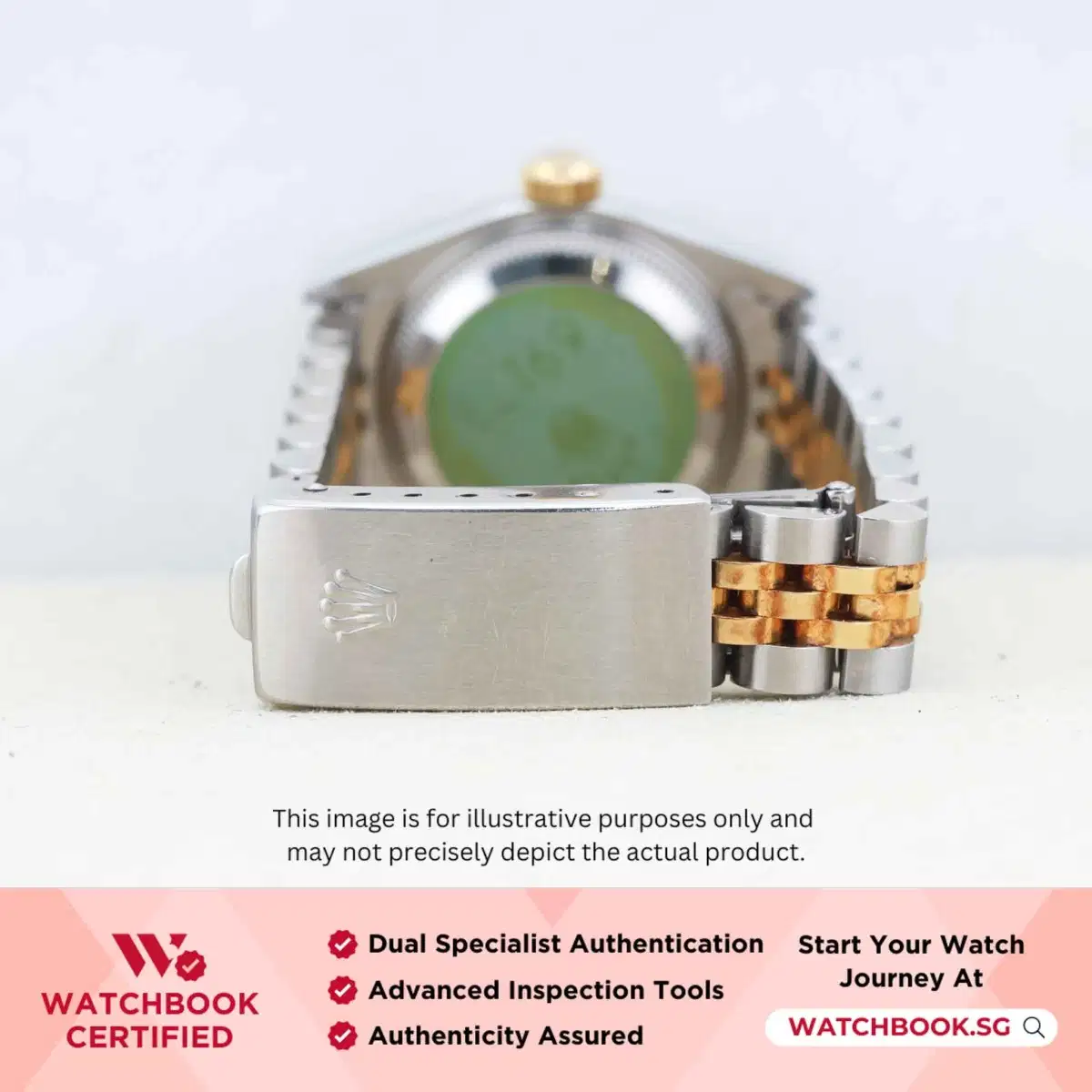 Rolex Datejust 69173 Red Vignette 10 Point Diamond Jubilee thumbnail