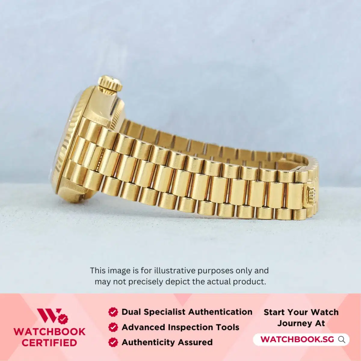 Rolex Datejust 69178 Champagne w 10 Point Diamonds President thumbnail