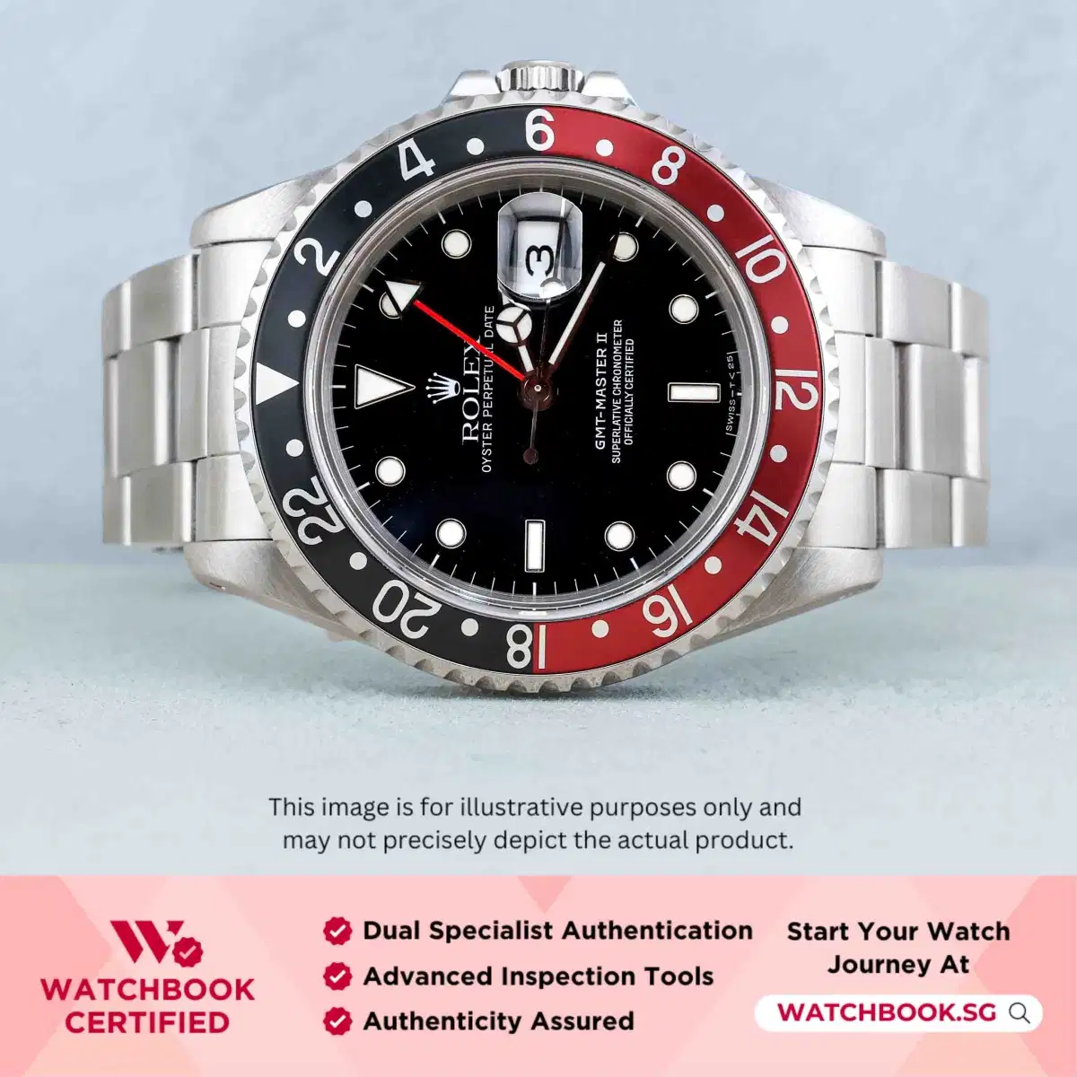 Rolex GMT Master II Coke 16710 Black Oyster