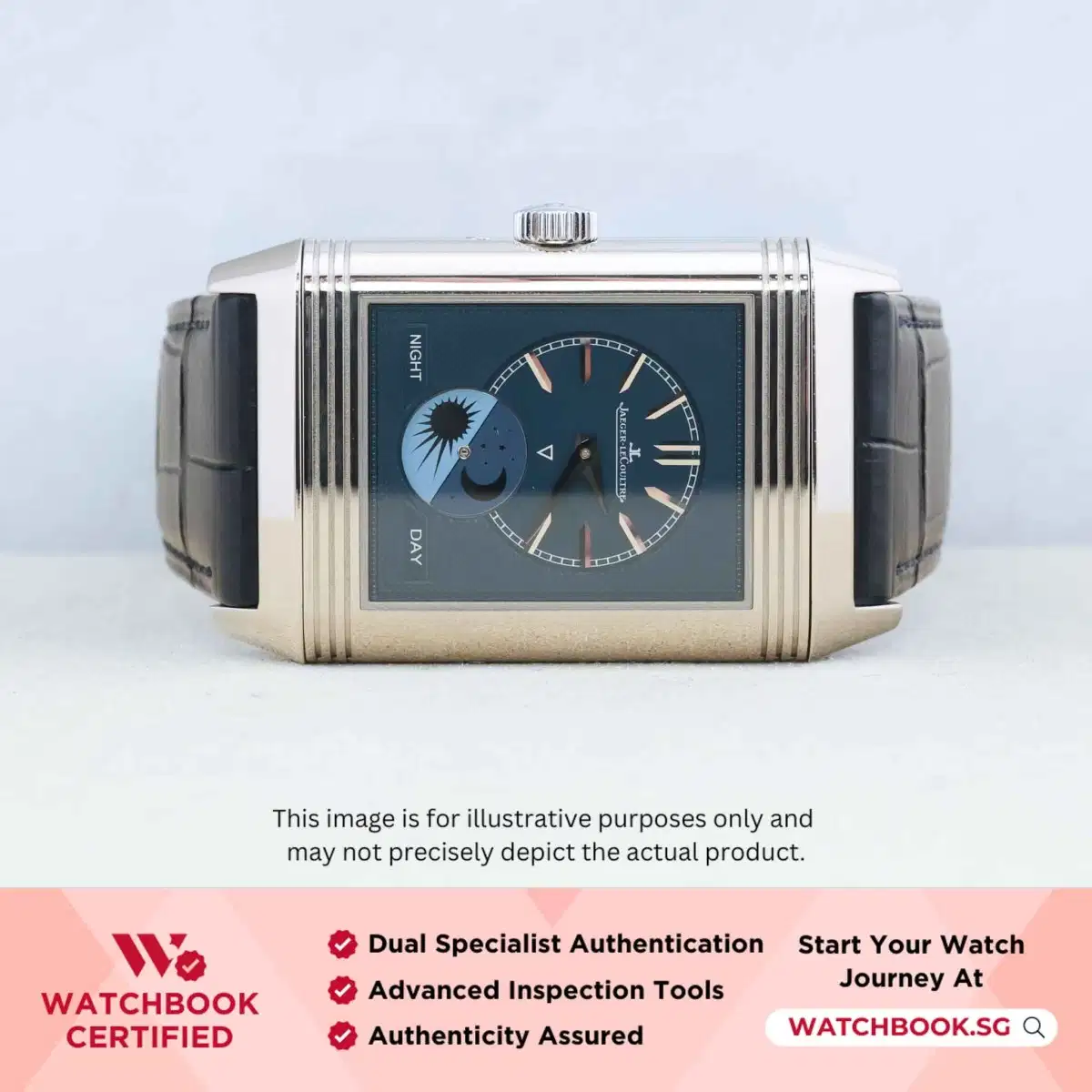 Jaeger LeCoultre JLC Reverso Tribute Moon Q3958420 Silver thumbnail