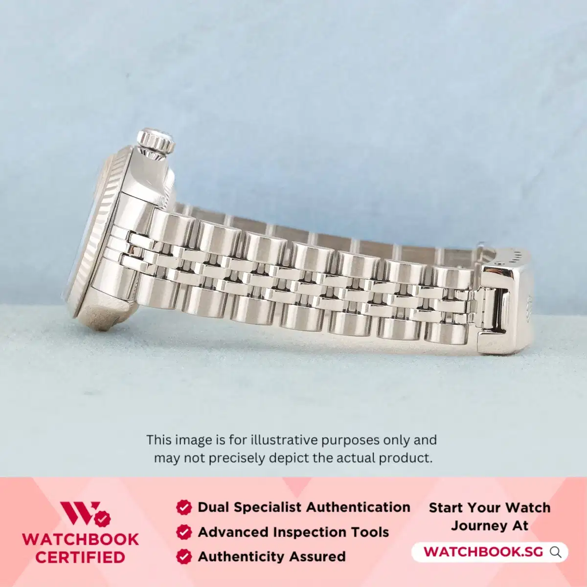 Rolex Datejust 69174 Blue Vignette w 10 Point Big Diamonds Jubilee thumbnail