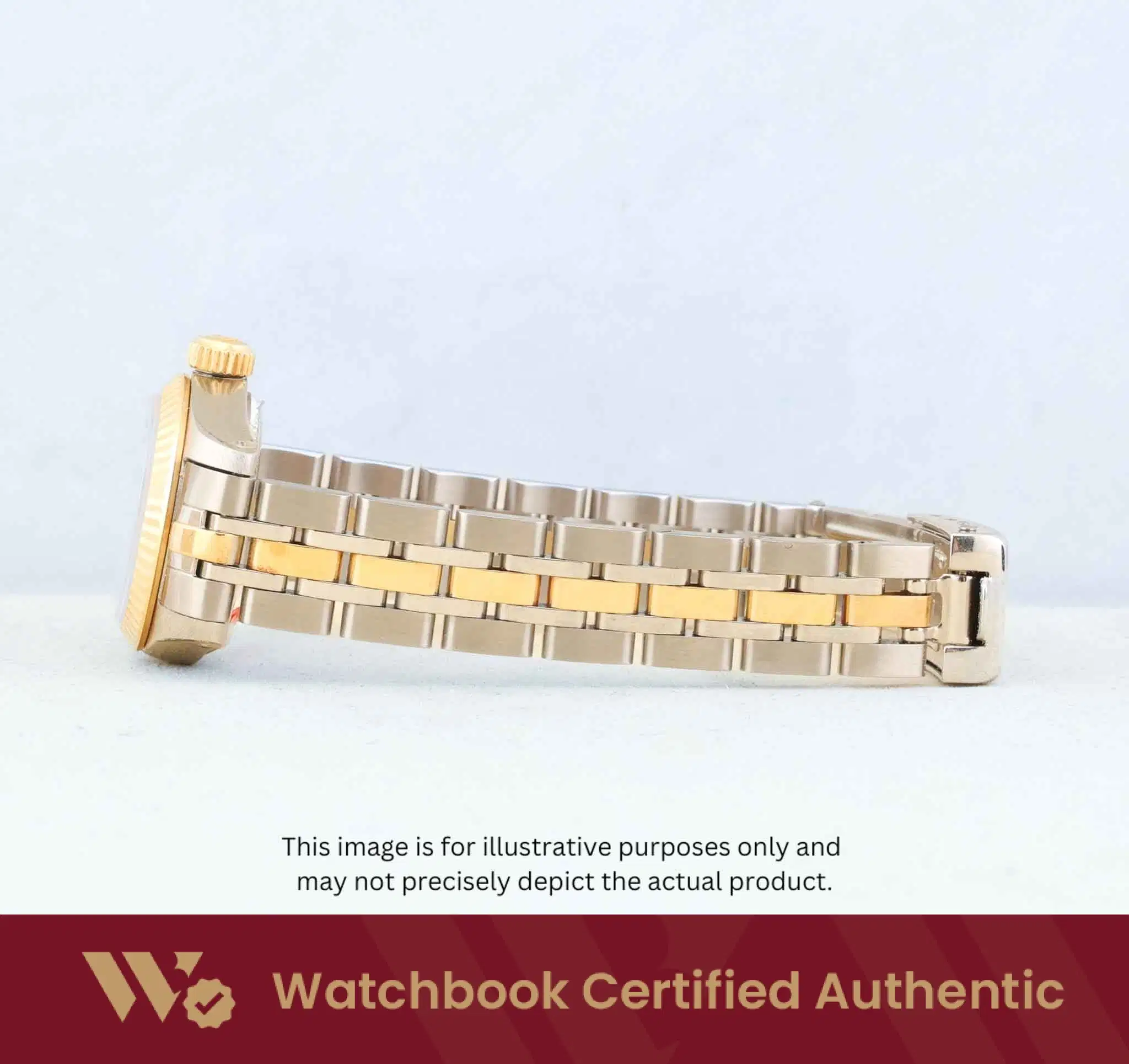 Tudor Princess Date 92513 Silver Motif w 10 Point Diamonds thumbnail