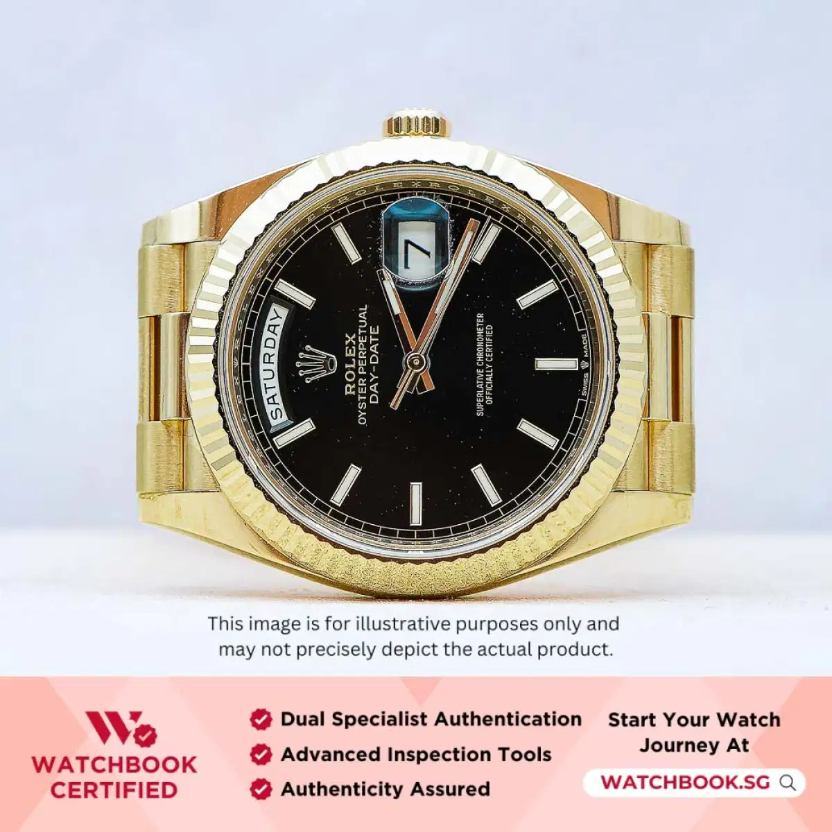 Rolex Daydate 228238 Black President