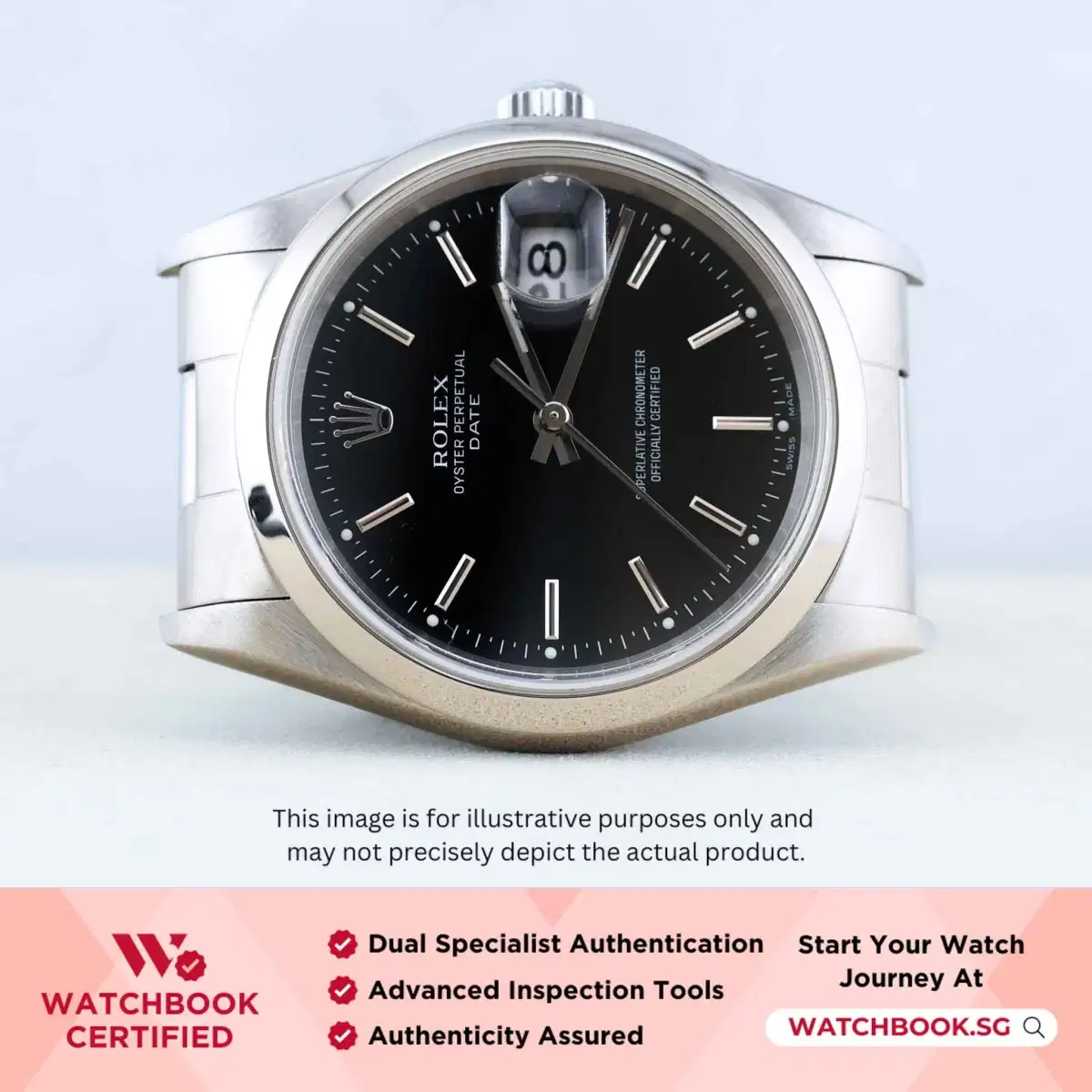 Rolex Oyster Perpetual Date 15200 Black Oyster thumbnail