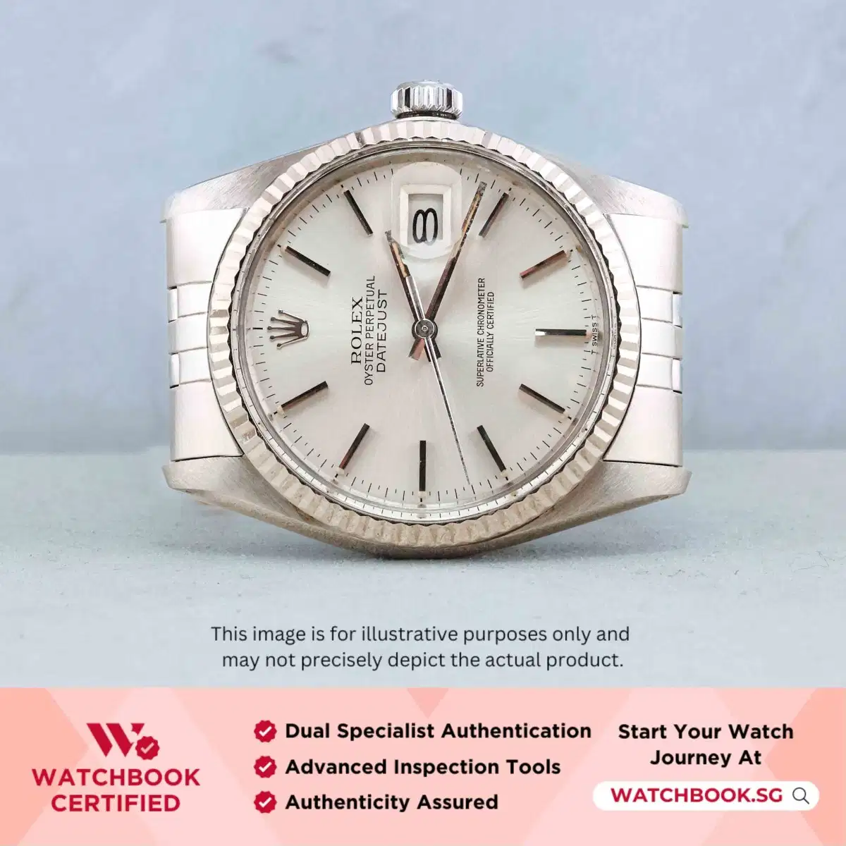 Rolex Datejust 16014 Silver Jubilee thumbnail