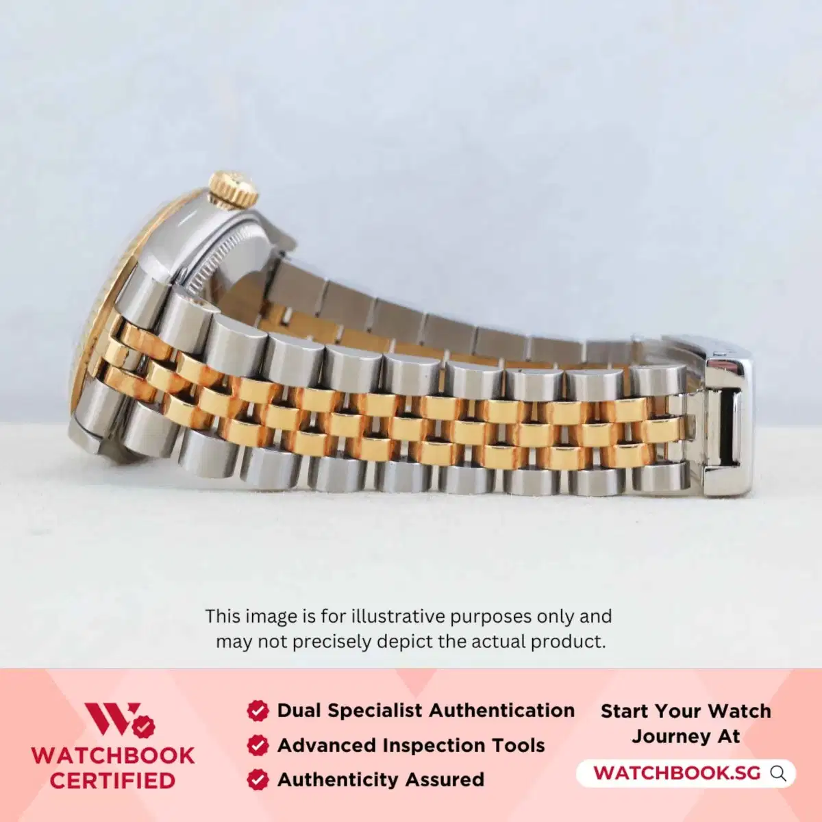 Rolex Datejust 68273 White Roman Jubilee thumbnail