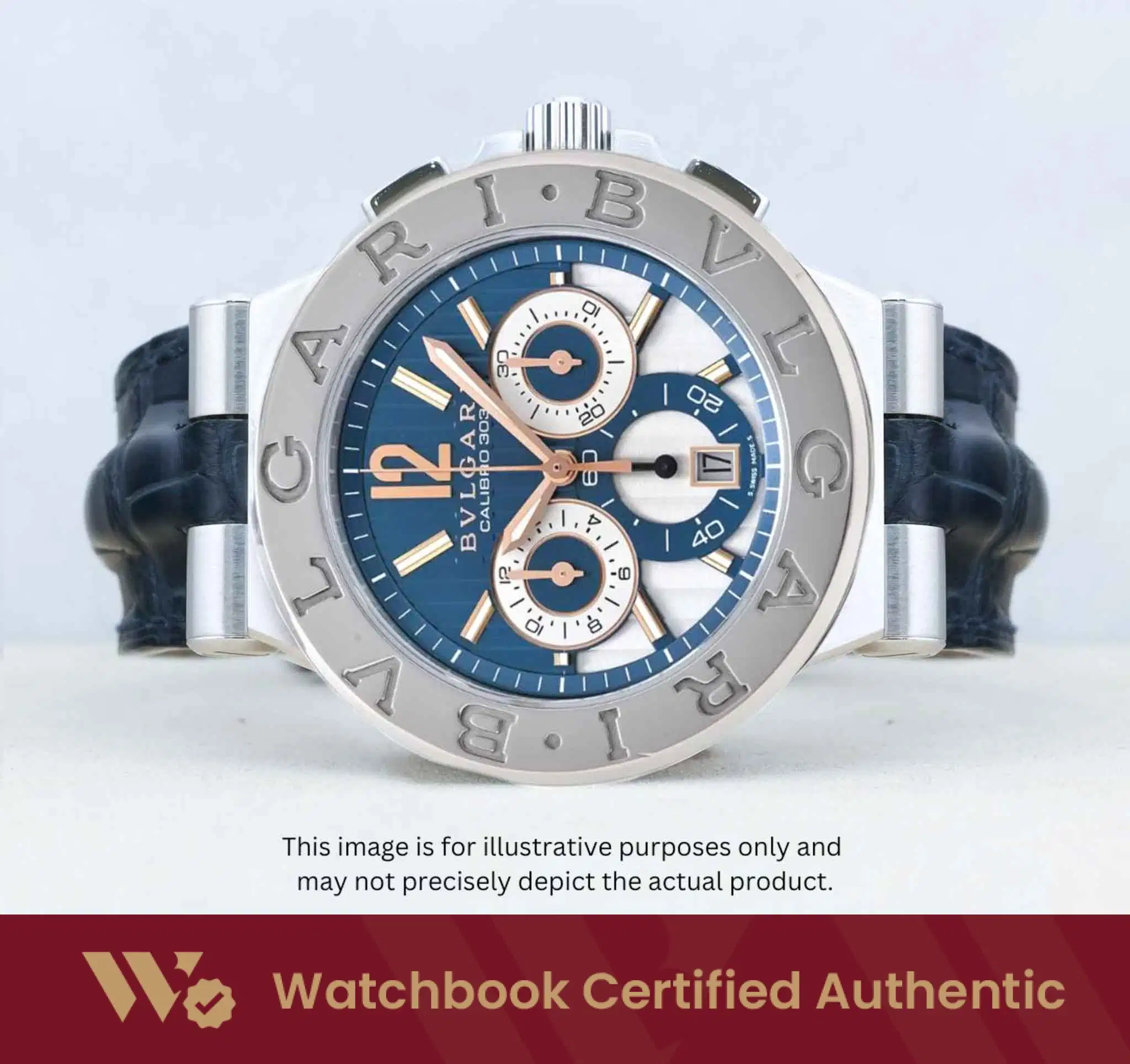 Bvlgari Diagono Calibro 101794 Blue thumbnail