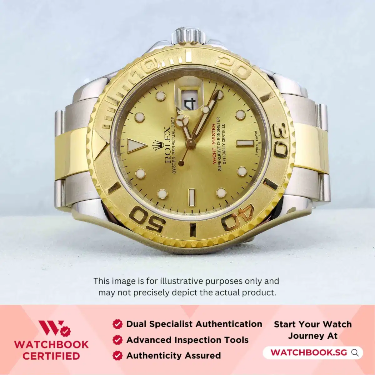 Rolex Yacht Master 16623 Champagne Oyster thumbnail