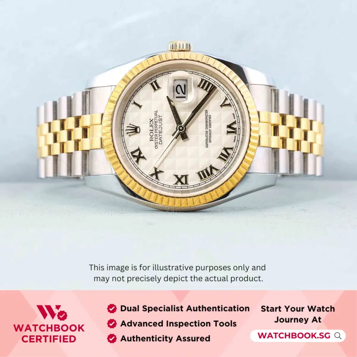 Rolex Datejust 116233 Pyramid Roman Jubilee thumbnail