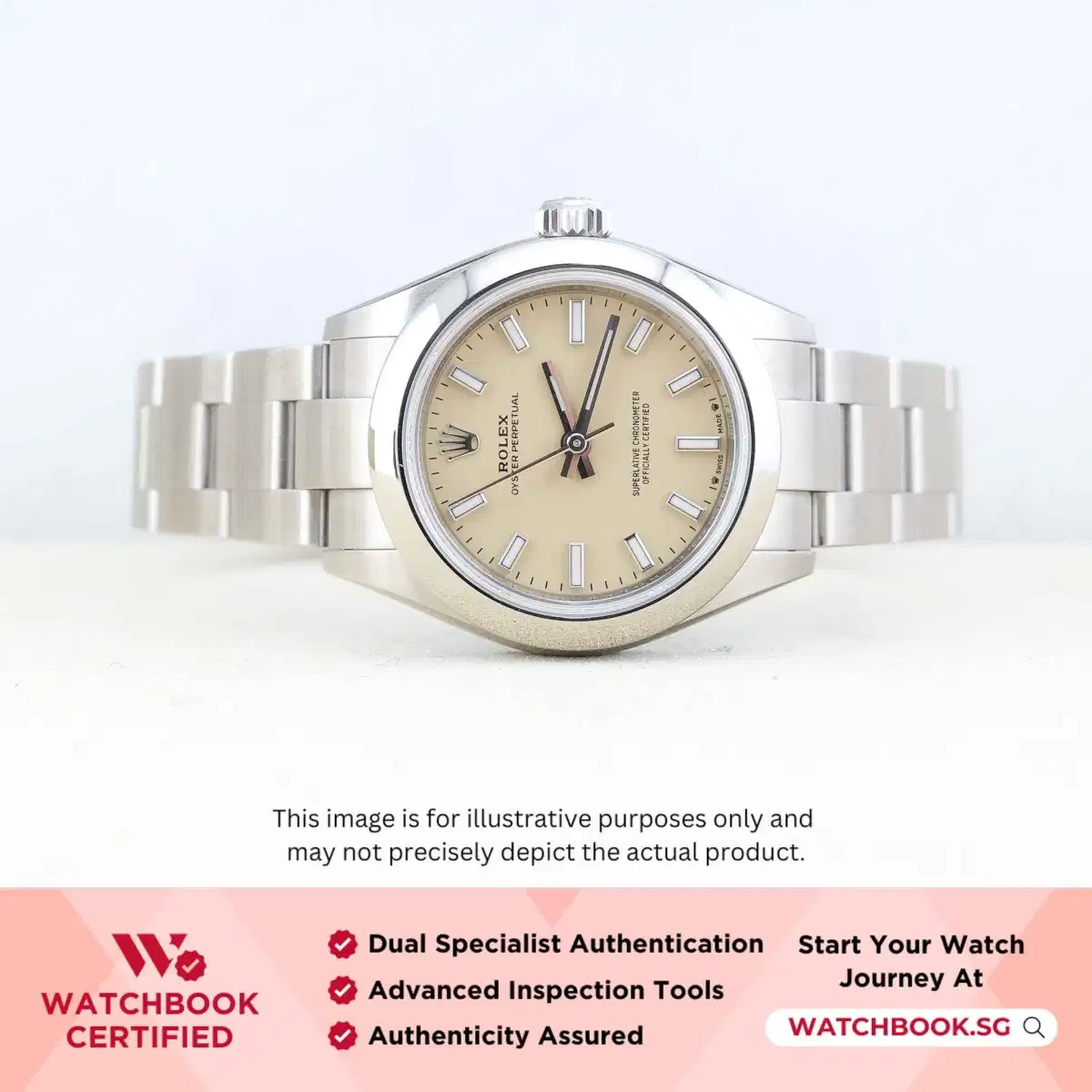 Rolex Oyster Perpetual 276200 Beige Oyster