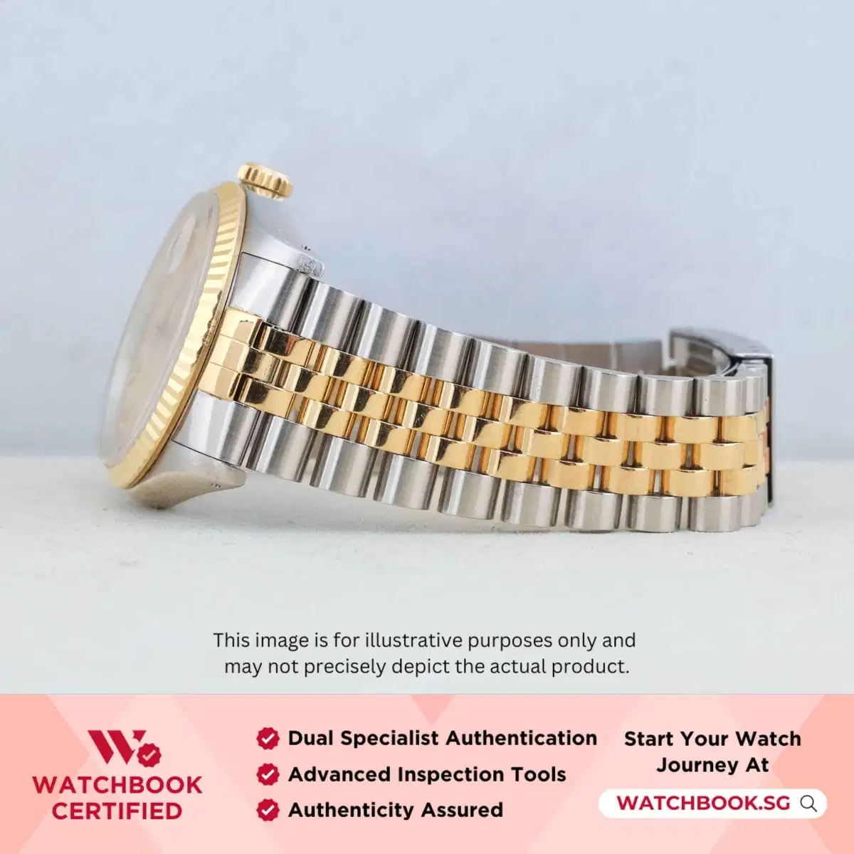 Rolex Datejust 16233 Champagne Roman Jubilee thumbnail