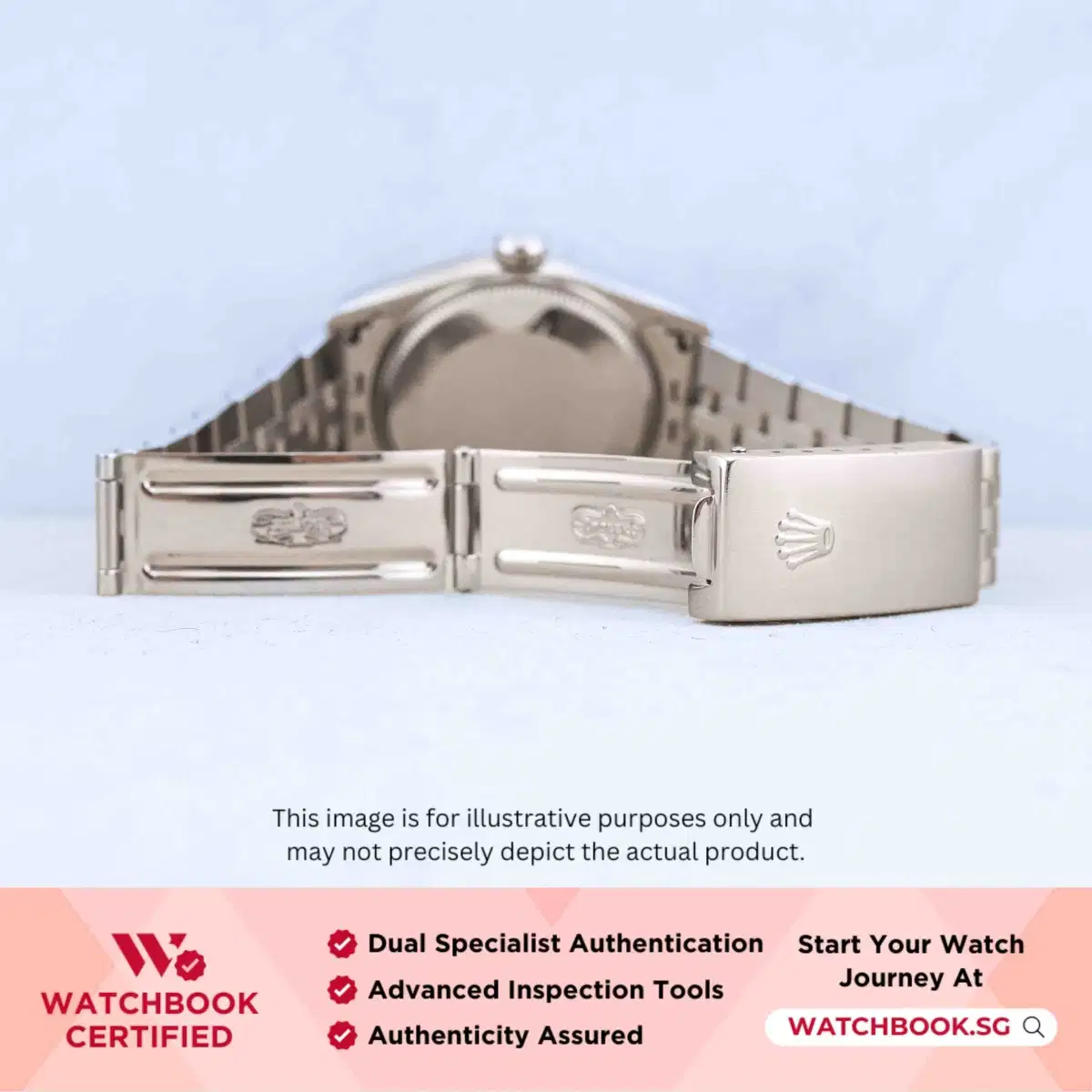 Rolex Datejust 68274 White Computer With Silver Arabic