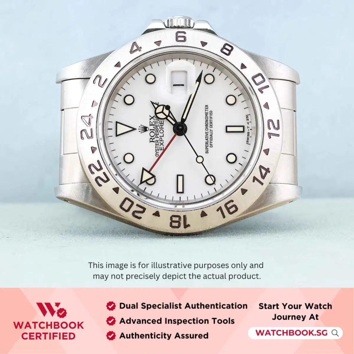 Rolex Explorer II 16570 White Oyster thumbnail