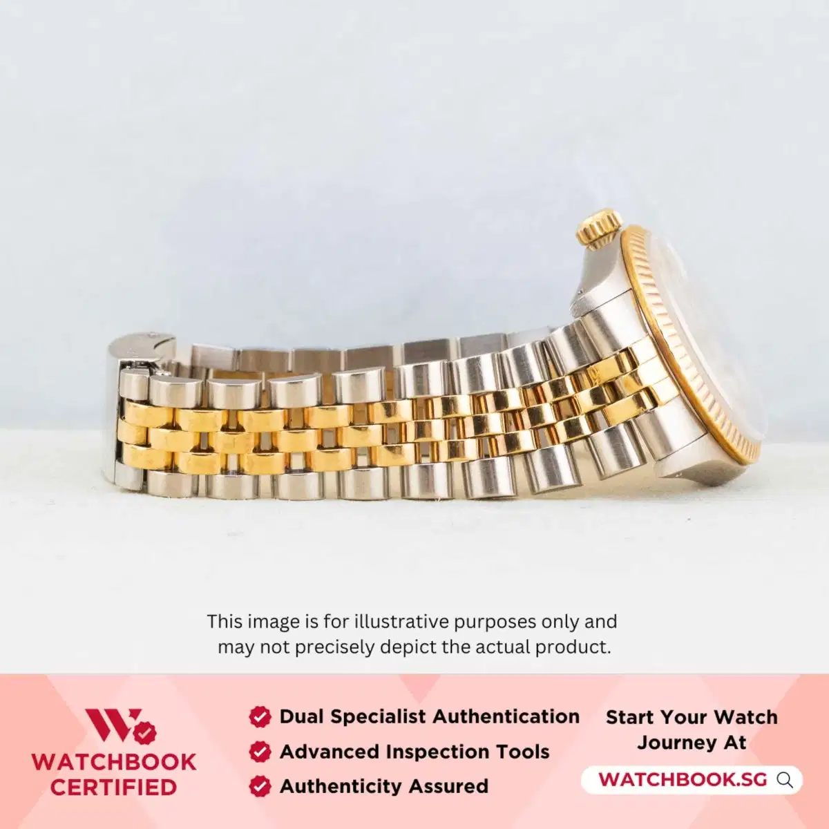 Rolex Datejust 68273 White Roman Jubilee thumbnail