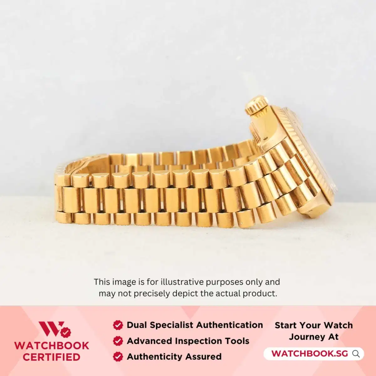 Rolex Datejust 6917 Champagne w 10 Point Diamonds President thumbnail