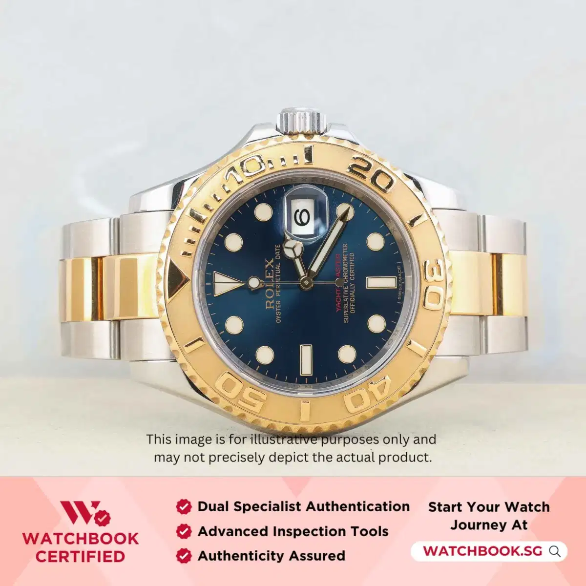 Rolex Yacht Master 16623 Blue Oyster thumbnail