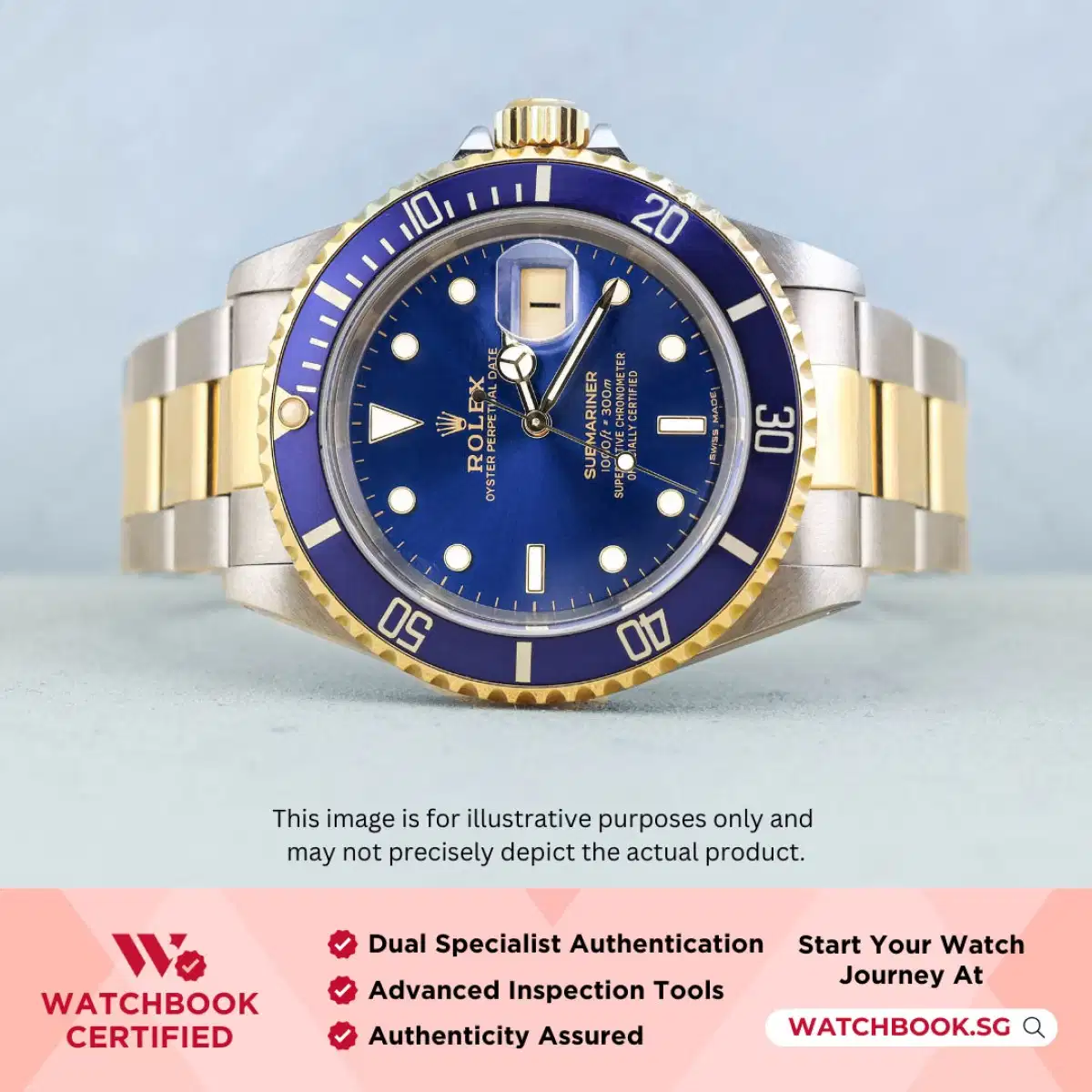 Rolex Submariner 16613LB Blue Oyster thumbnail