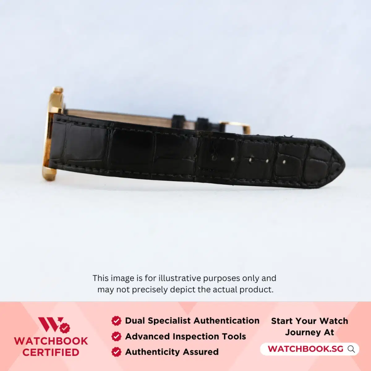 Rolex Cellini 4233 Black Numeral Leather thumbnail