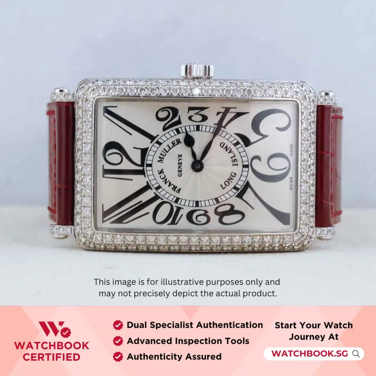 Franck Muller Long Island 1000 SC D OG Silver w Arabic Numerals