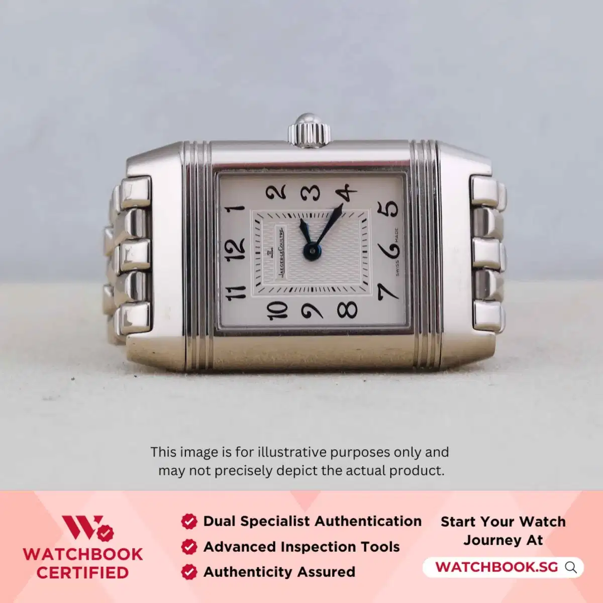 Jaeger LeCoultre JLC Reverso Duetto Q2568402 Silver Guilloché Front | Black Guilloché Reverse thumbnail