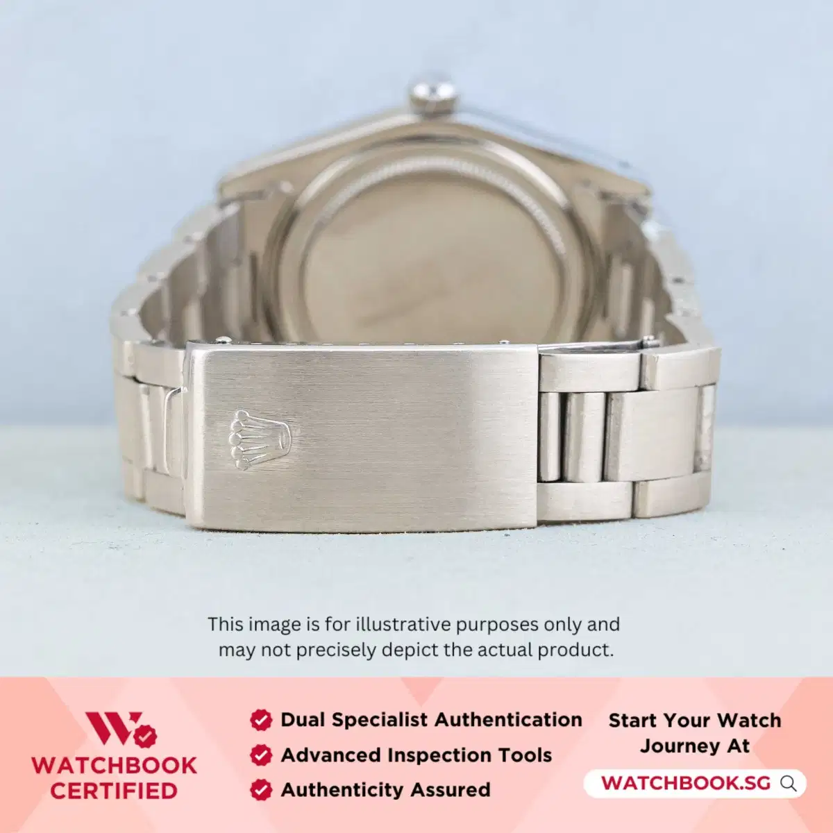 Rolex Oysterdate Precision 6694 White Roman Bracelet thumbnail