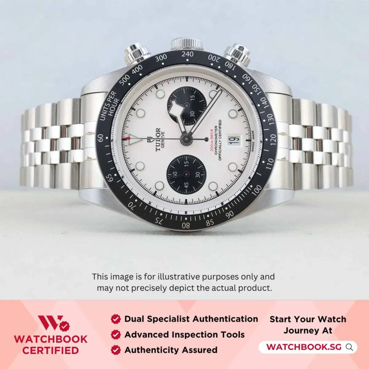 Tudor Black Bay Chrono Panda 79360N White