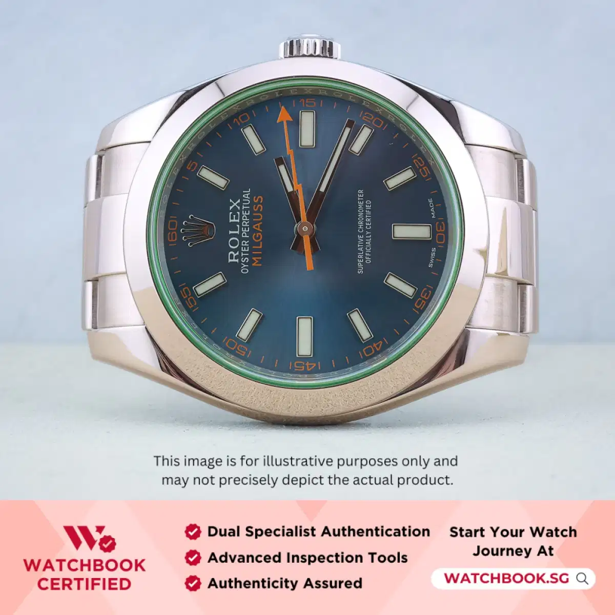 Rolex Milgauss 116400GV Blue Oyster