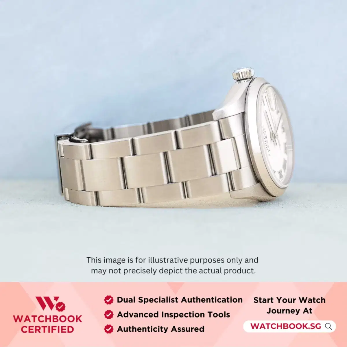 Rolex Datejust 78240 White Roman Oyster thumbnail