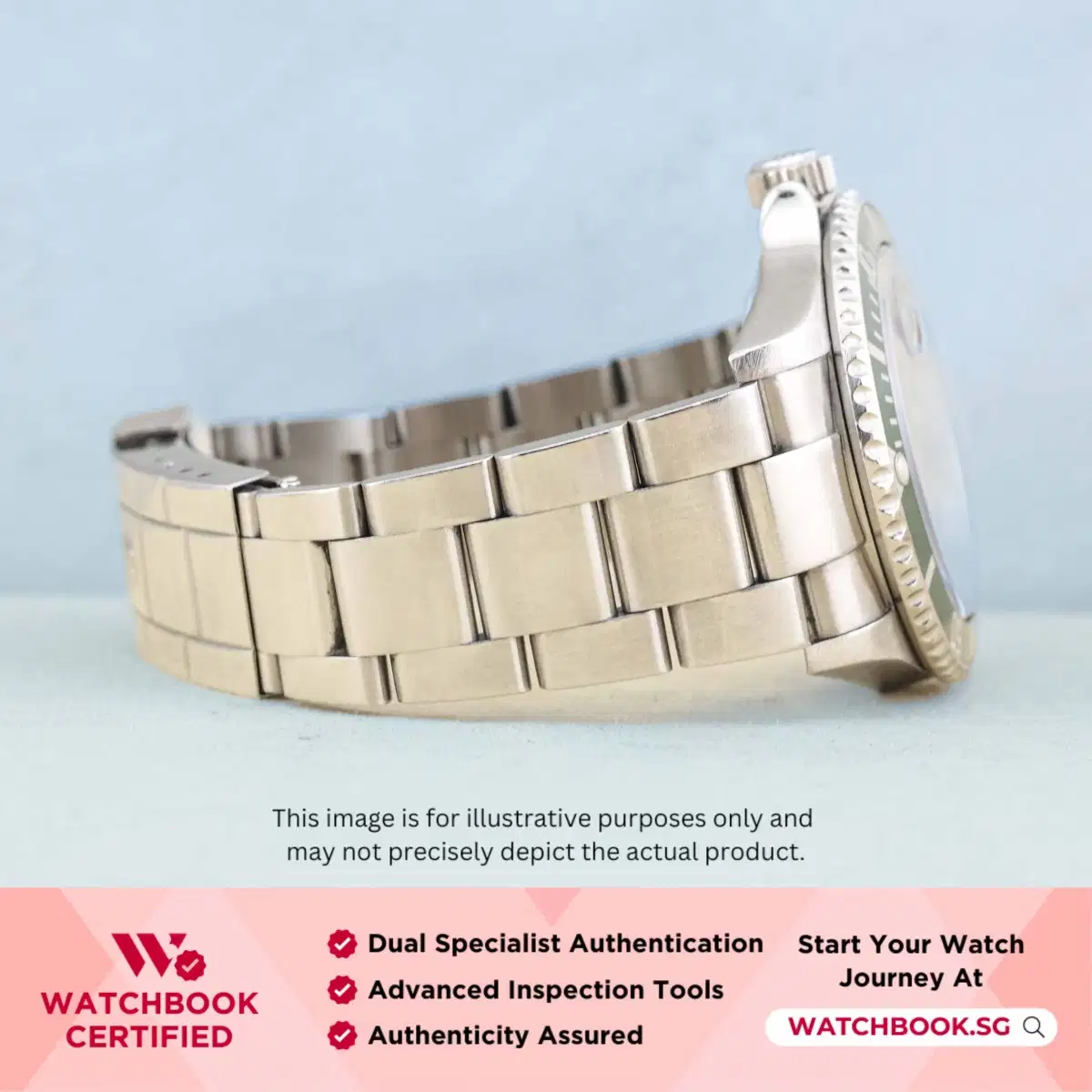 Rolex Submariner Kermit 16610LV Black Bracelet thumbnail