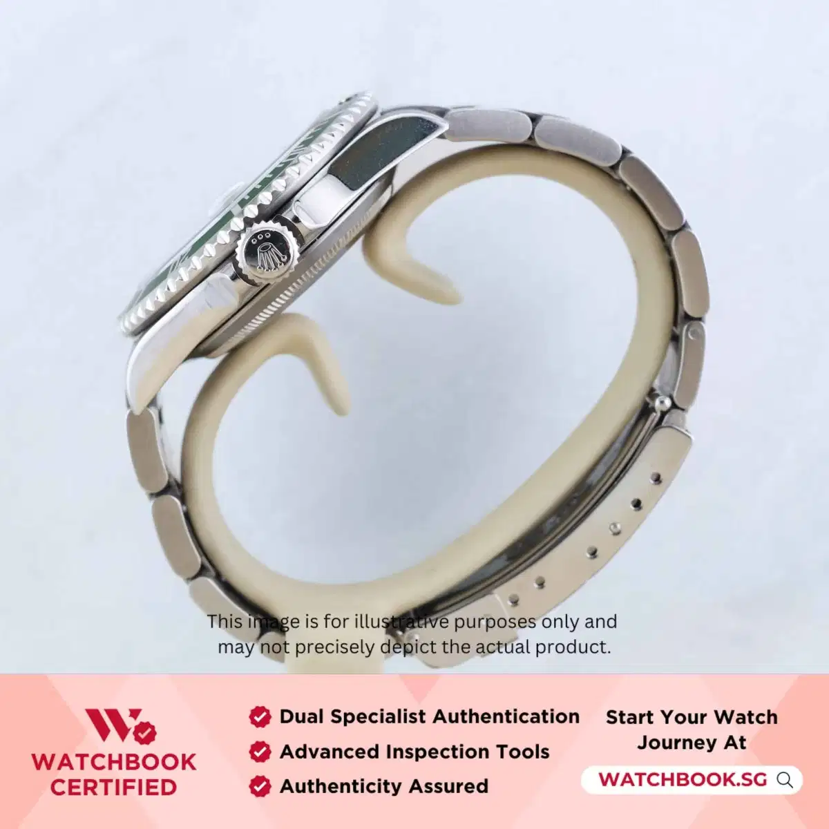 Rolex Submariner Kermit 16610LV Black Bracelet thumbnail