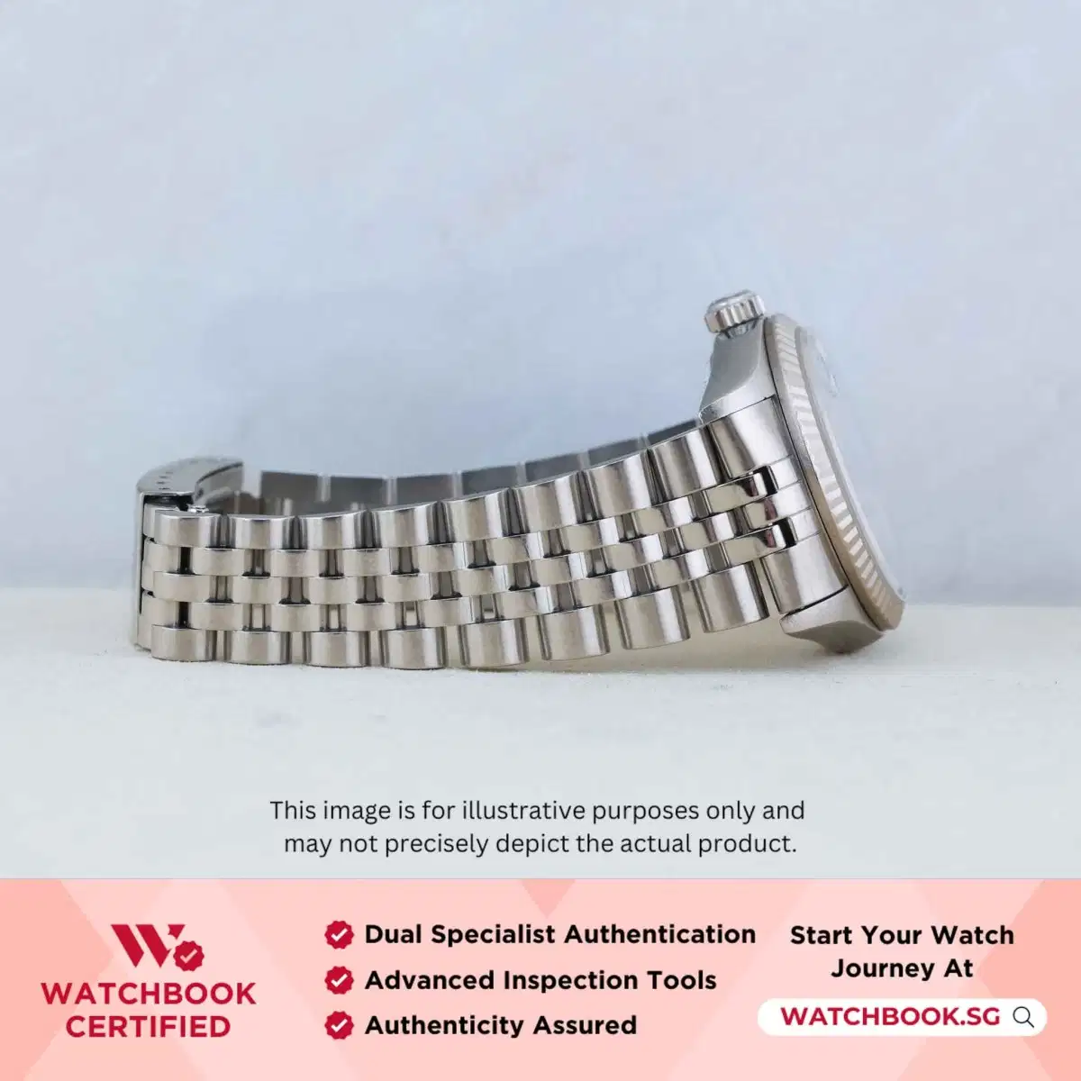 Rolex Datejust 68274 White Roman Jubilee thumbnail