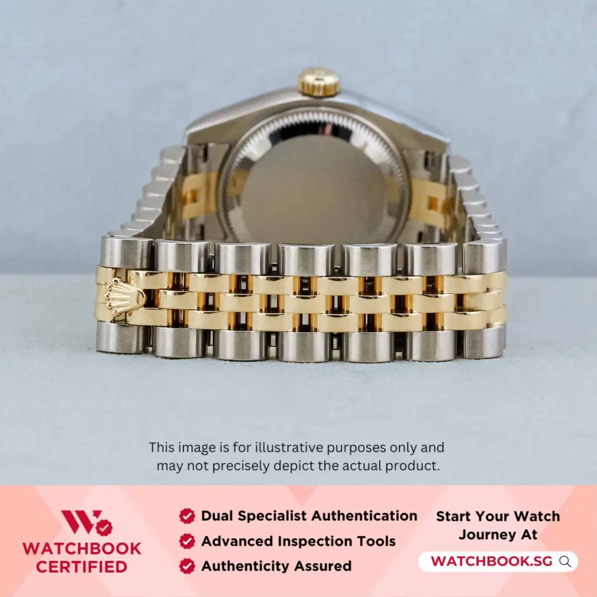 Rolex Datejust 179173 Coral Pink w 10 Point Diamonds Jubilee thumbnail