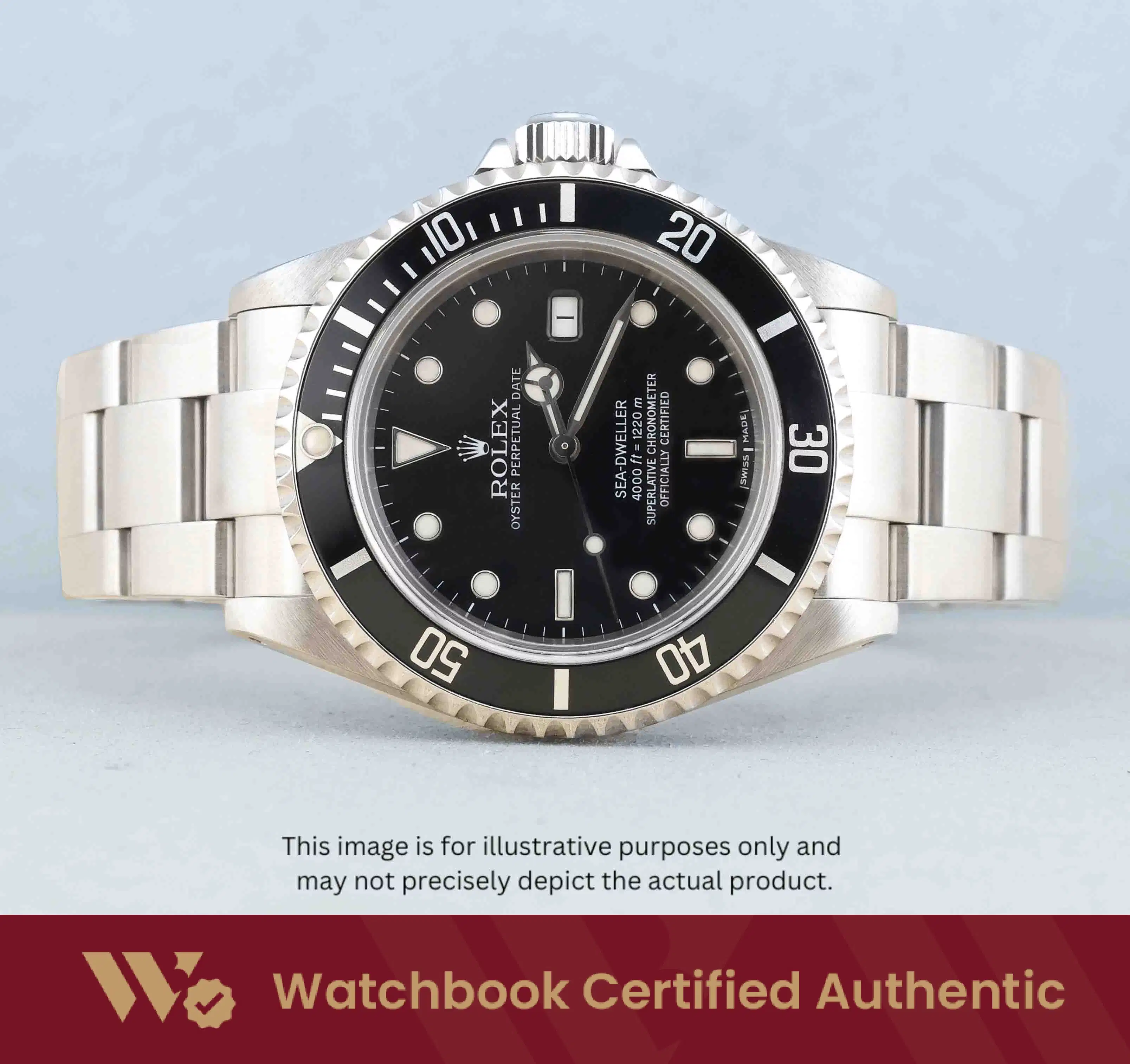 Rolex Sea Dweller 16600 Black Bracelet thumbnail